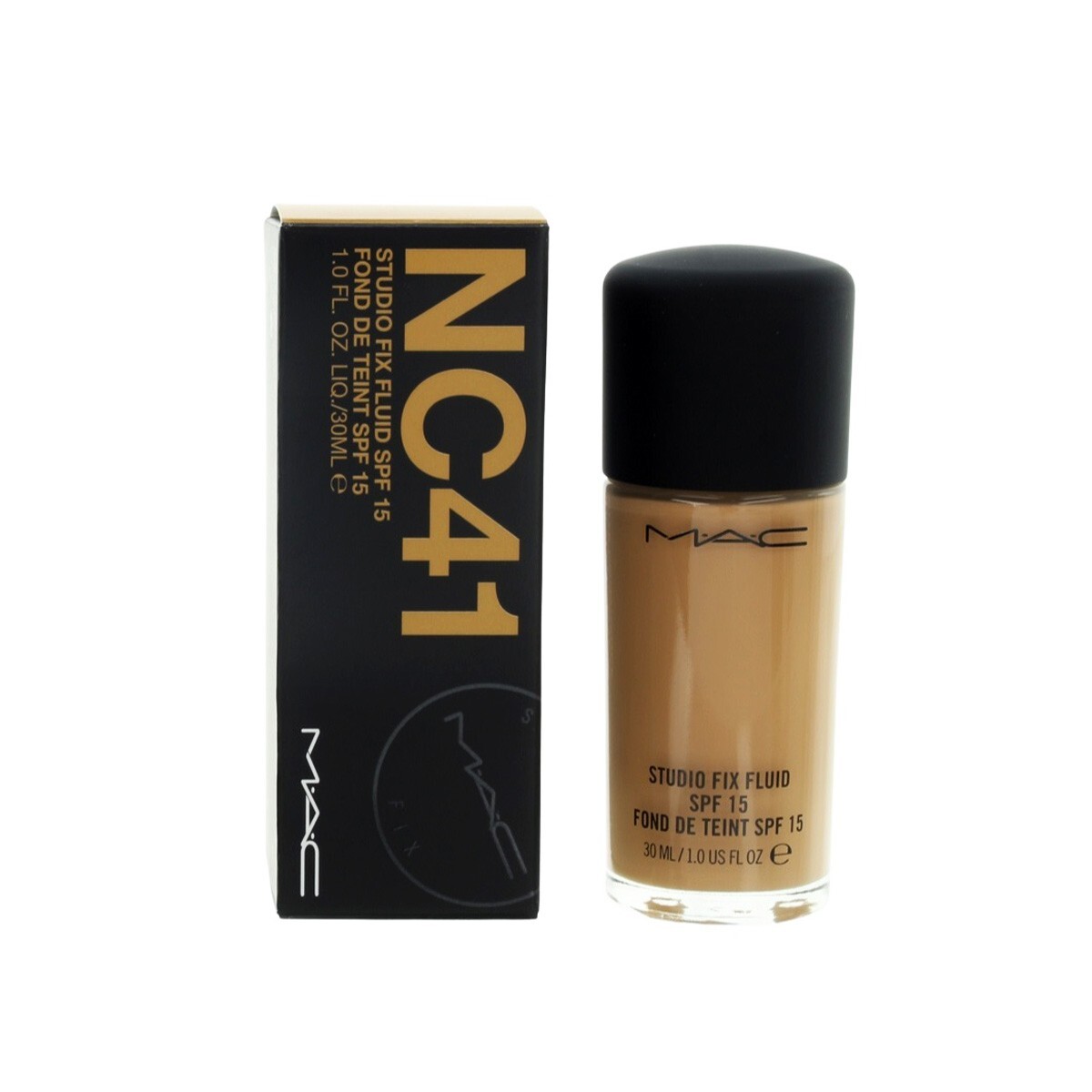 Mac Studio Fix Fluid Foundation SPF15 NC41 – Full Size 30mL / 1.0 Oz. New