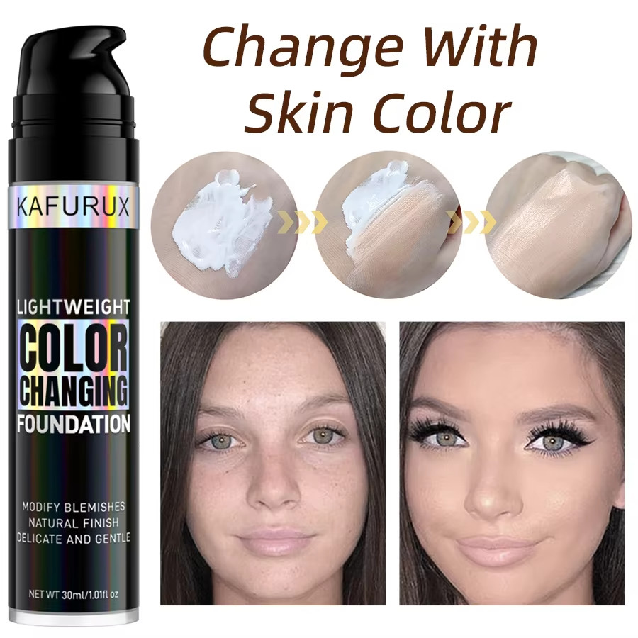 Magic Color Changing Foundation Liquid Soft Matte Long Lasting Hydrating Cream