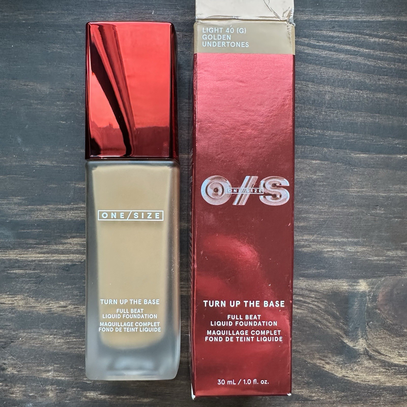 ONE/SIZE Turn Up the Base Full Beat Liquid Foundation – LIGHT 40 (G) – BNIB