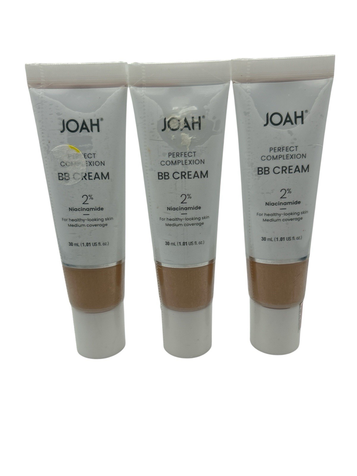 3x JOAH Perfect Complexion BB Cream #BTW010 Tan With Warm Undertones