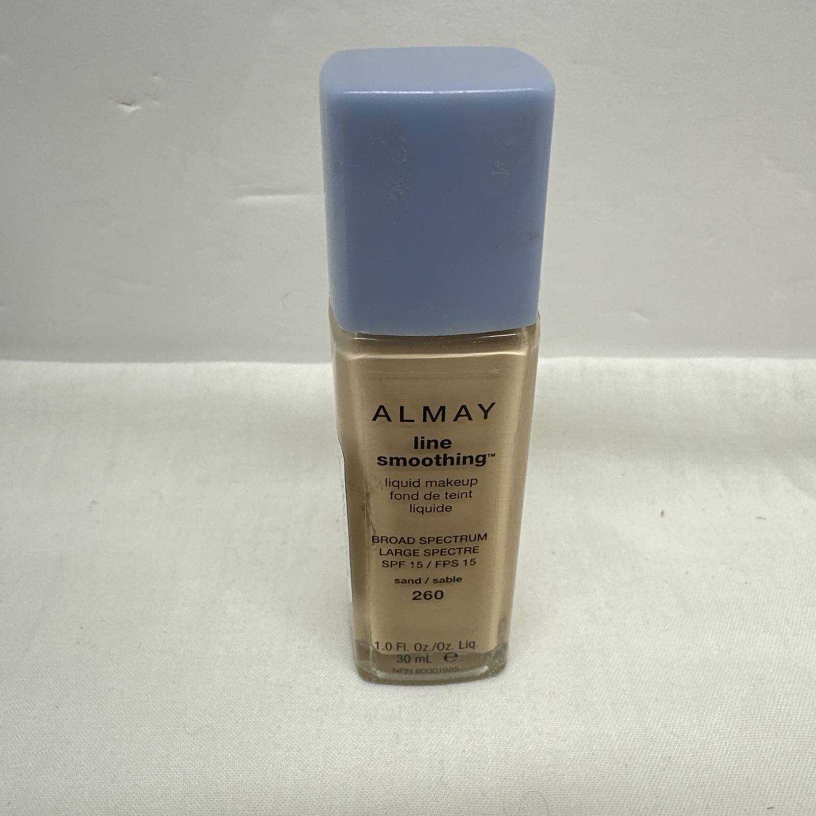 Almay Line Smoothing Liquid Makeup Foundation 260 Sand 1 oz Discontinued SEALED