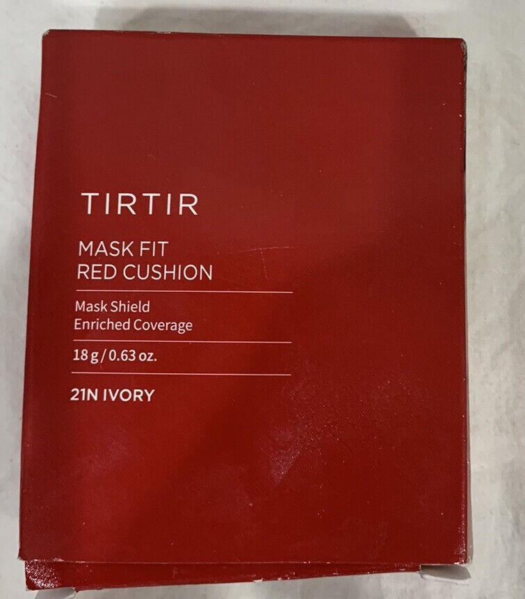 TIRTIR mask fit red cushion 18g 21N IVORY SPF40 PA++ luminous mask shield 2I1
