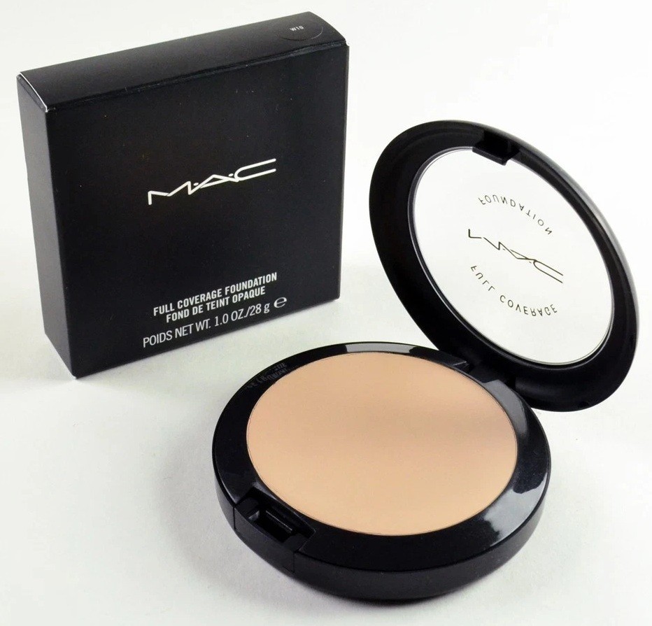 Mac Full Coverage Foundation Cream Makeup Compact 1.0 oz / 28 g FULL SIZE NIB