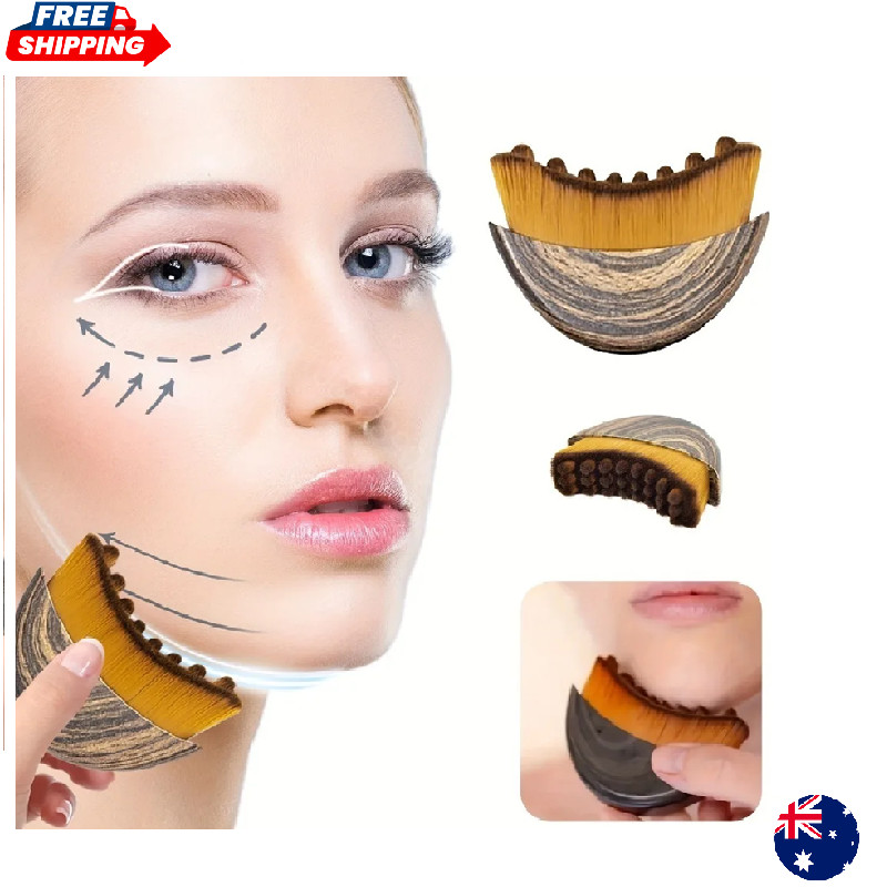Lymphatic Contour Dry Face Brushing Lymphatic Drainage Massage FREE SHIPPING AU