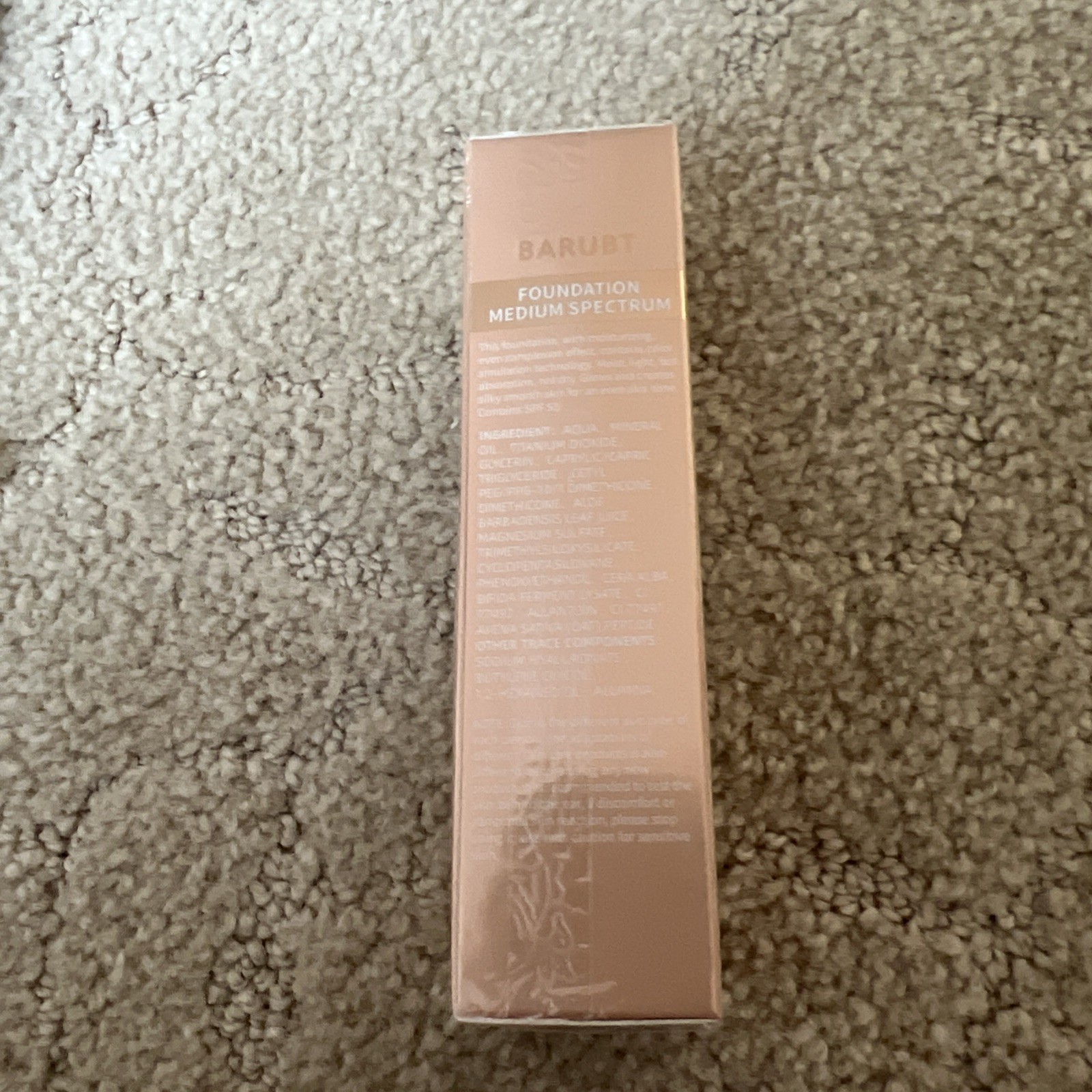 BARUBT FOUNDATION MEDIUM SPECTRUM QSPF 50 1.4 Fl OZ Sealed