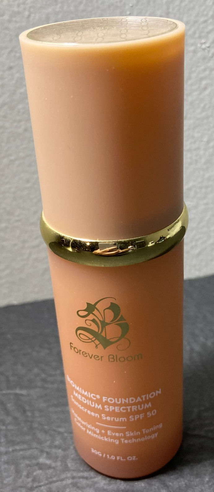 Forever Bloom Biomimic Foundation SPF 50 Medium Sunscreen Serum 1 oz / 11/2027