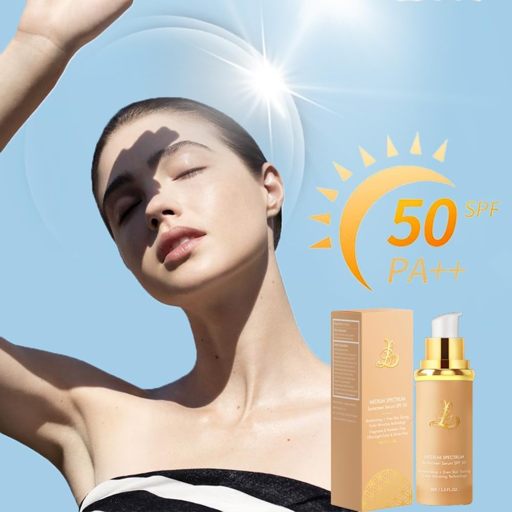4-in-1 Color Changing Foundation SPF 50 – Hydrating Natural Finish, 1.06 fl oz