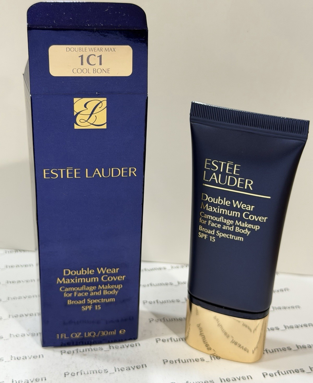 Estee Lauder Double Wear Maximum Cover Camouflage Makeup ~ COOL BONE 1C1 ~ 30ML
