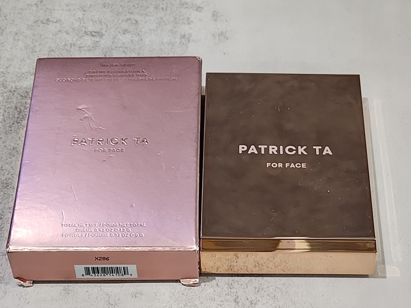 PATRICK TA Major Skin Creme Foundation and Finishing Powder Duo LIGHT MEDIUM 1