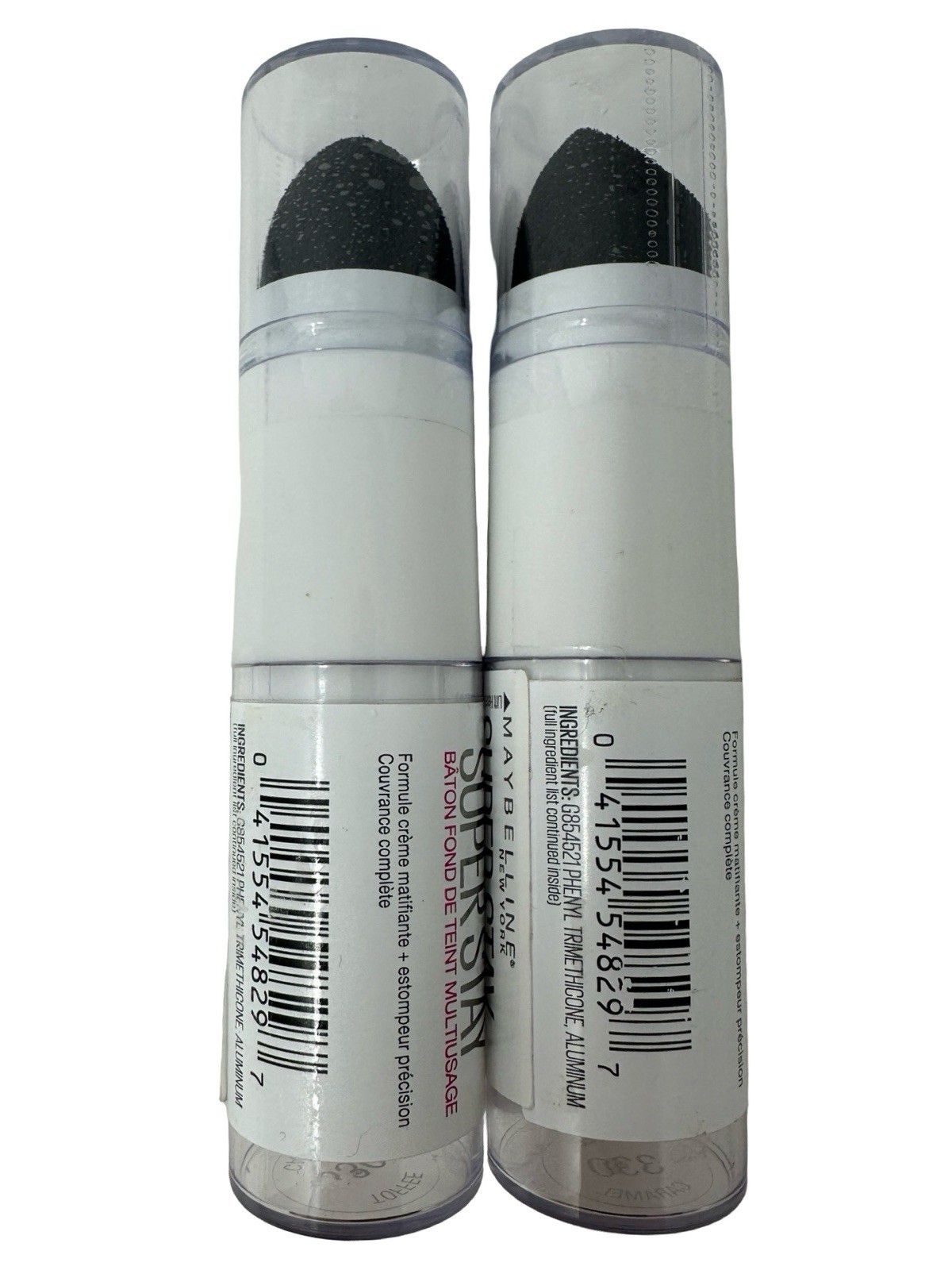 Maybelline Superstay Multi-Use Foundation Stick TOFFEE 330 SEALED (Pack of 2)