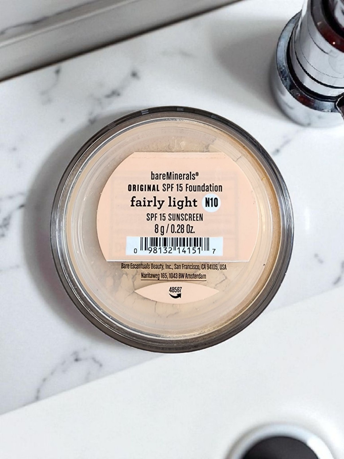 bareMinerals Foundation Broad Spectrum SPF 15 N10 Fairly Light 8g