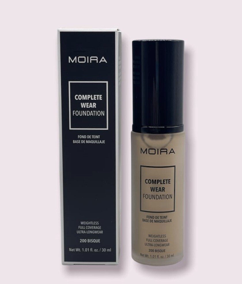 MOIRA COMPLETE WEAR FOUNDATION VITAMIN E – 200 BISQUE