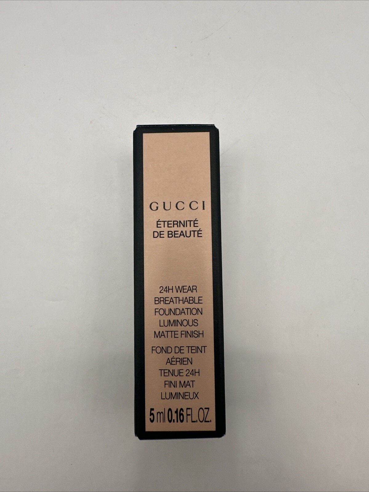 GUCCI BREATHABLE FOUNDATION LUMNOUS MATTE FINISH “DEEP 510N” 5ML x3 TRIAL SIZE