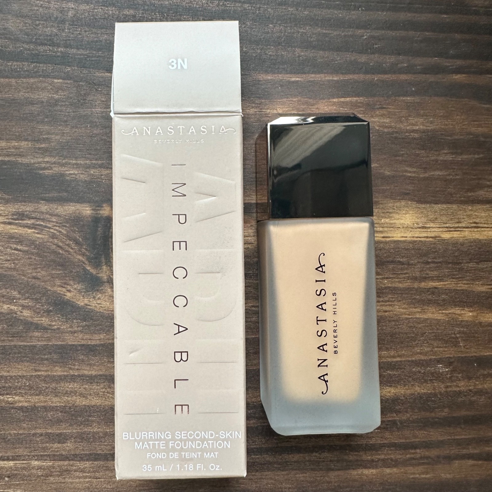Anastasia Beverly Hills Impeccable Matte Foundation – 3N – Full Size 1.18 oz NEW
