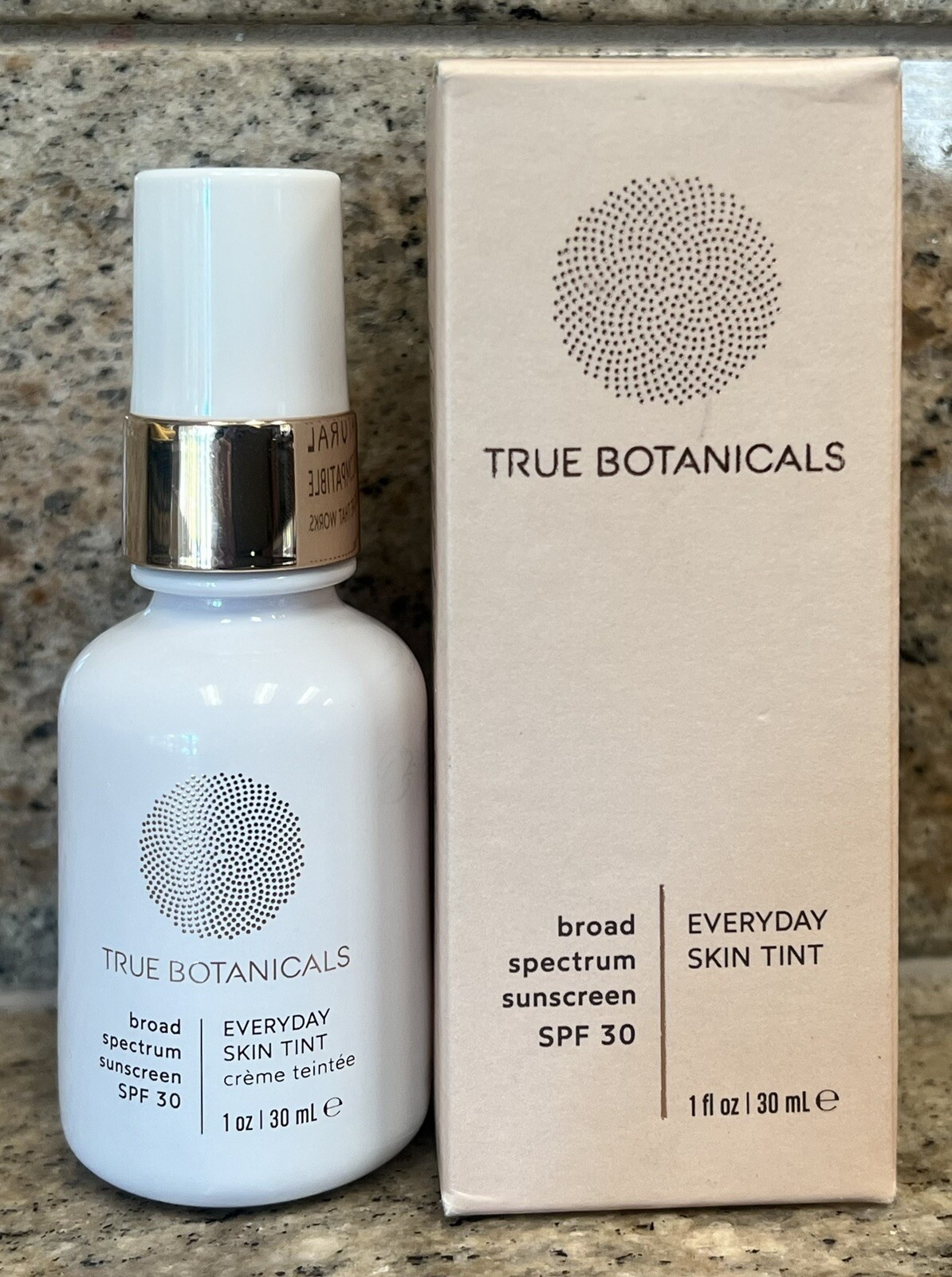 True Botanicals Everyday Skin Tint SPF 30 #07 Medium Golden 1fl oz NIB