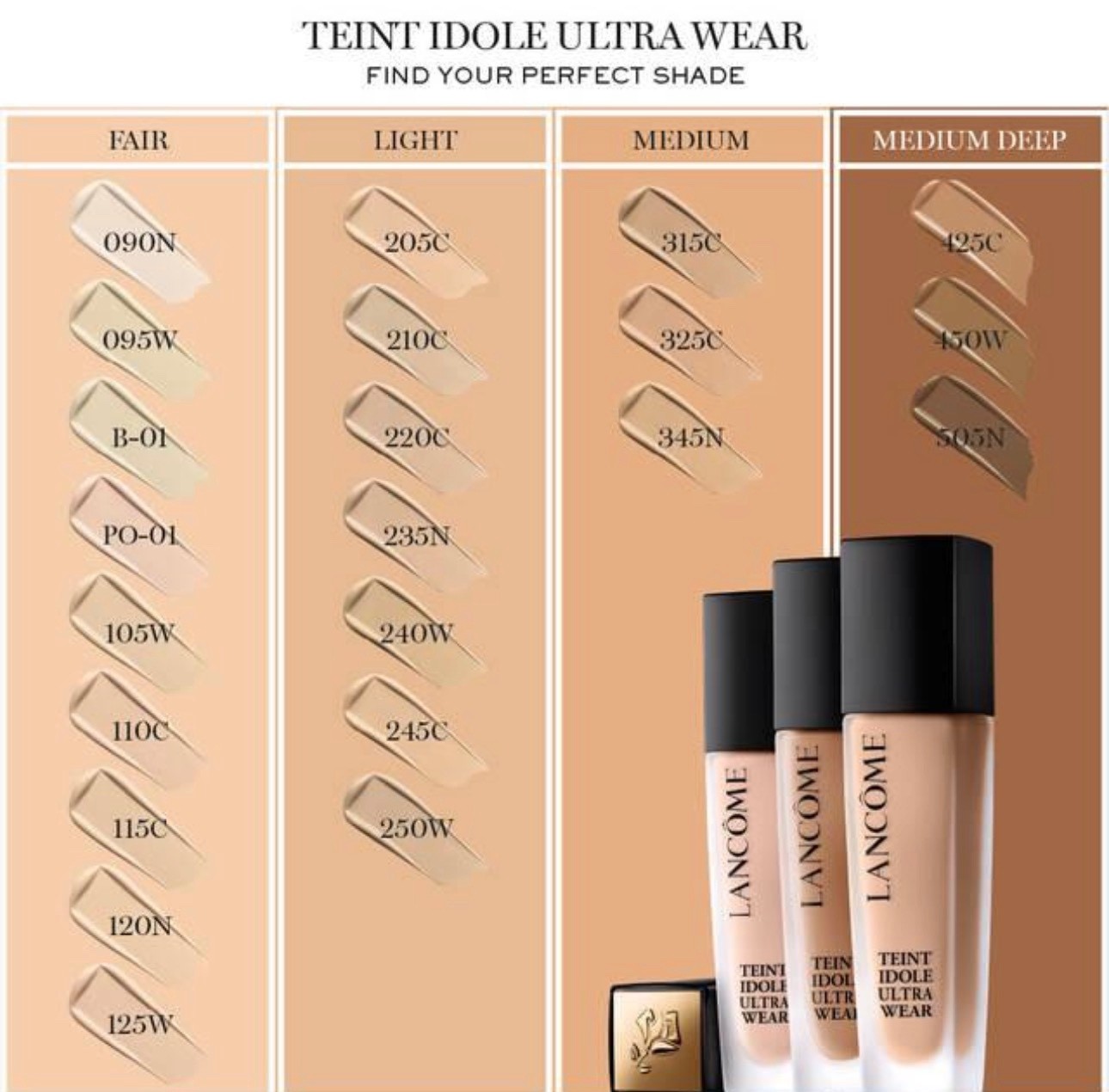 Lancôme Teint Idole Ultra Wear Foundation Full Size New Longwear. Choose Color