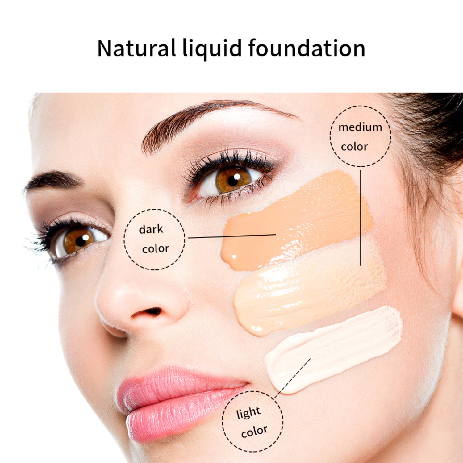 JULYSTAR Oil Control Foundation Concealer Cream Long Lasting Full Coverage Shade