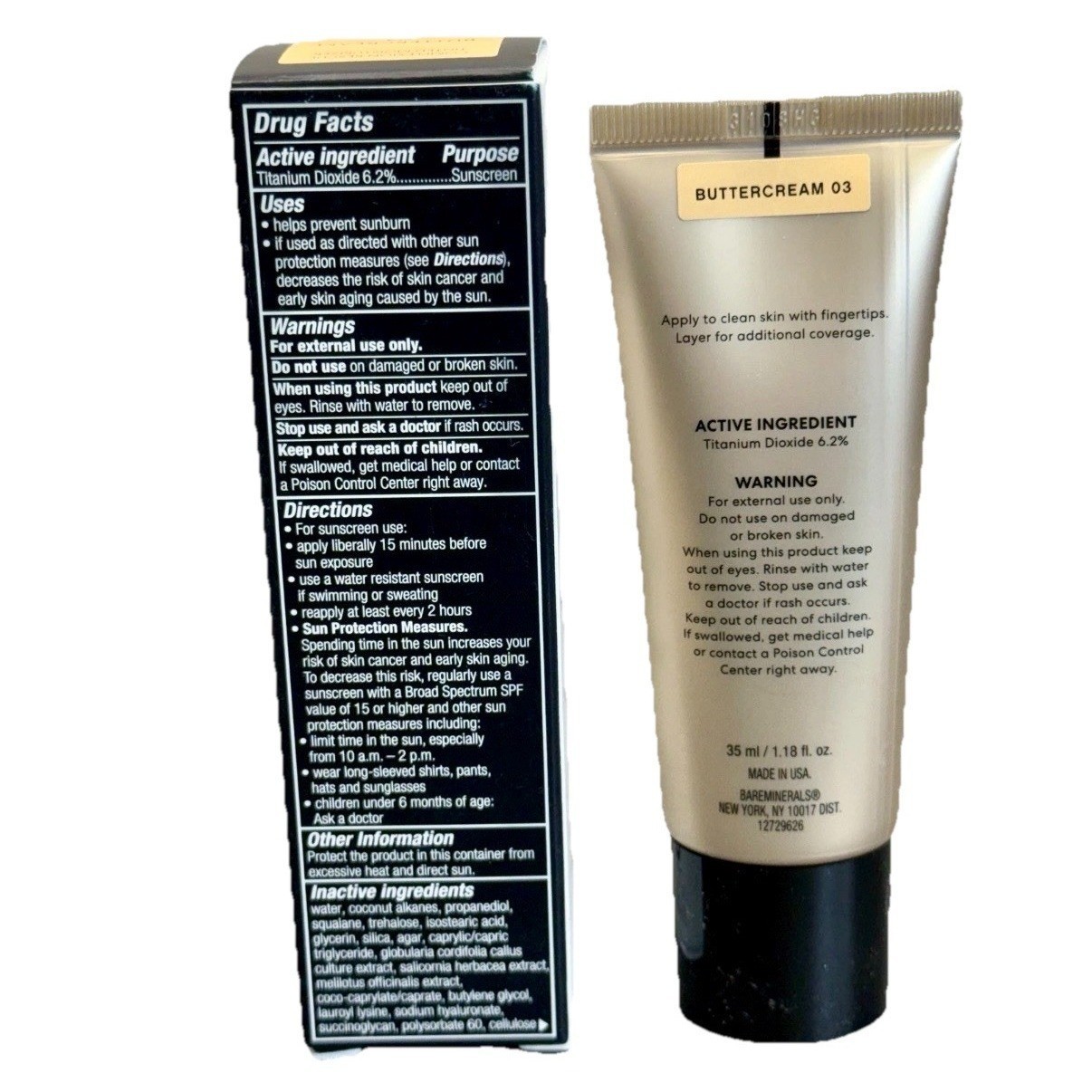 bareMinerals Complexion Rescue Tinted Moisturizer SPF 30 Buttercream 03