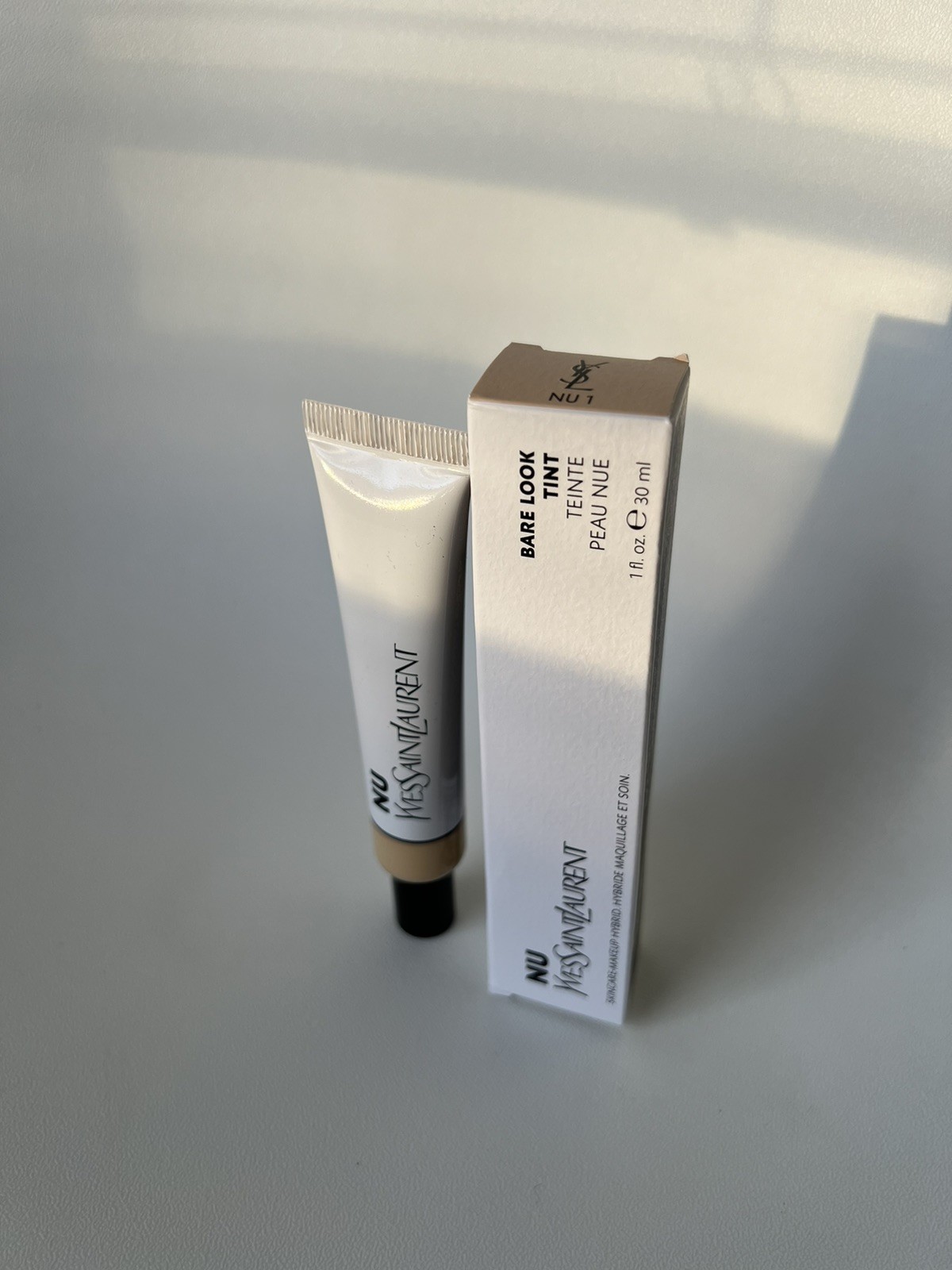 YSL Bare NU Look Tint Foundation Skincare Makeup Hybrid #1 Full Size. New In Box