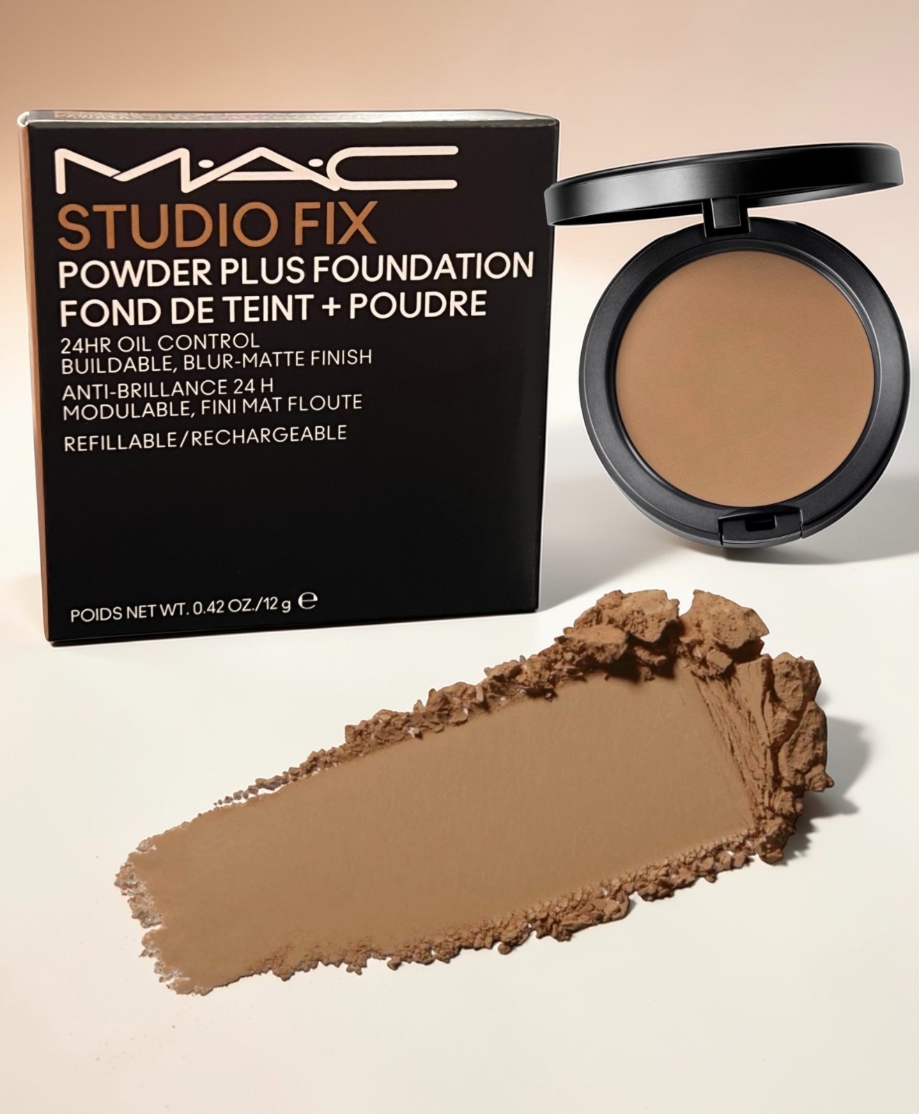 NIB~ Mac Studio Fix Powder Plus Foundation # C8 Foundation Powder Blur Matte