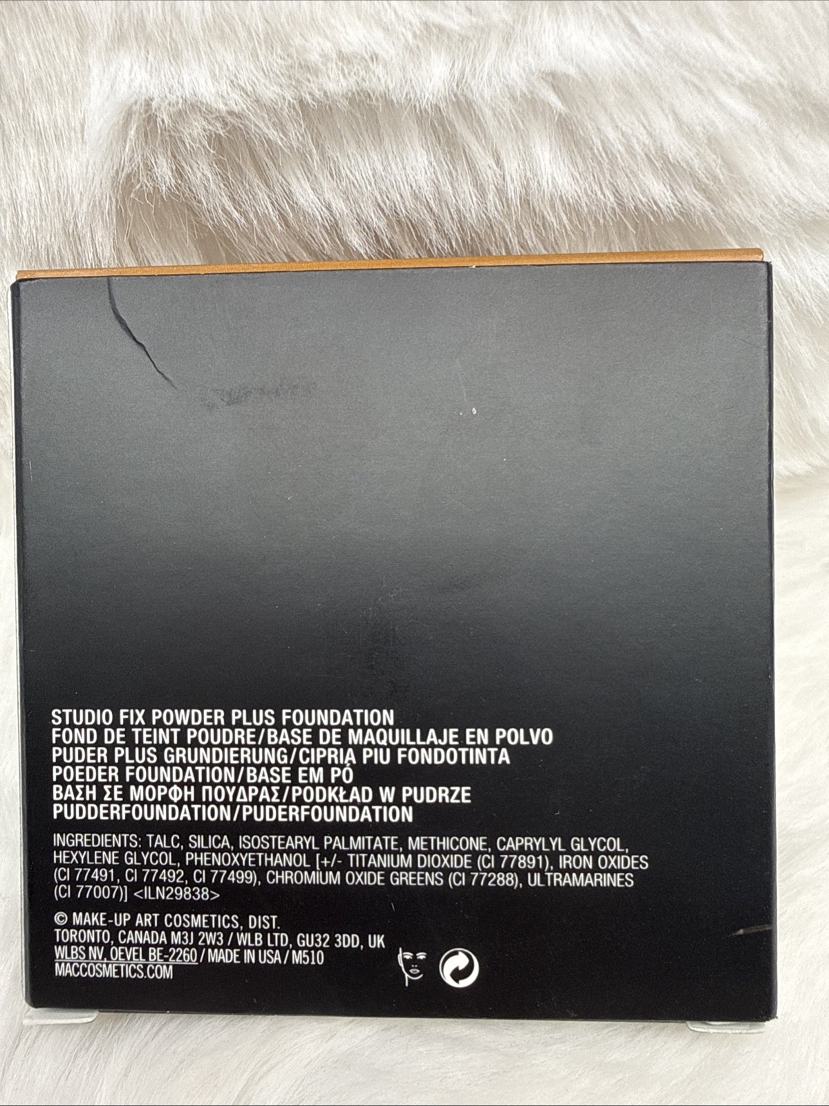 MAC Studio Fix Powder Plus Foundation NW46 Full Size 0.52oz / 15g Authentic NIB