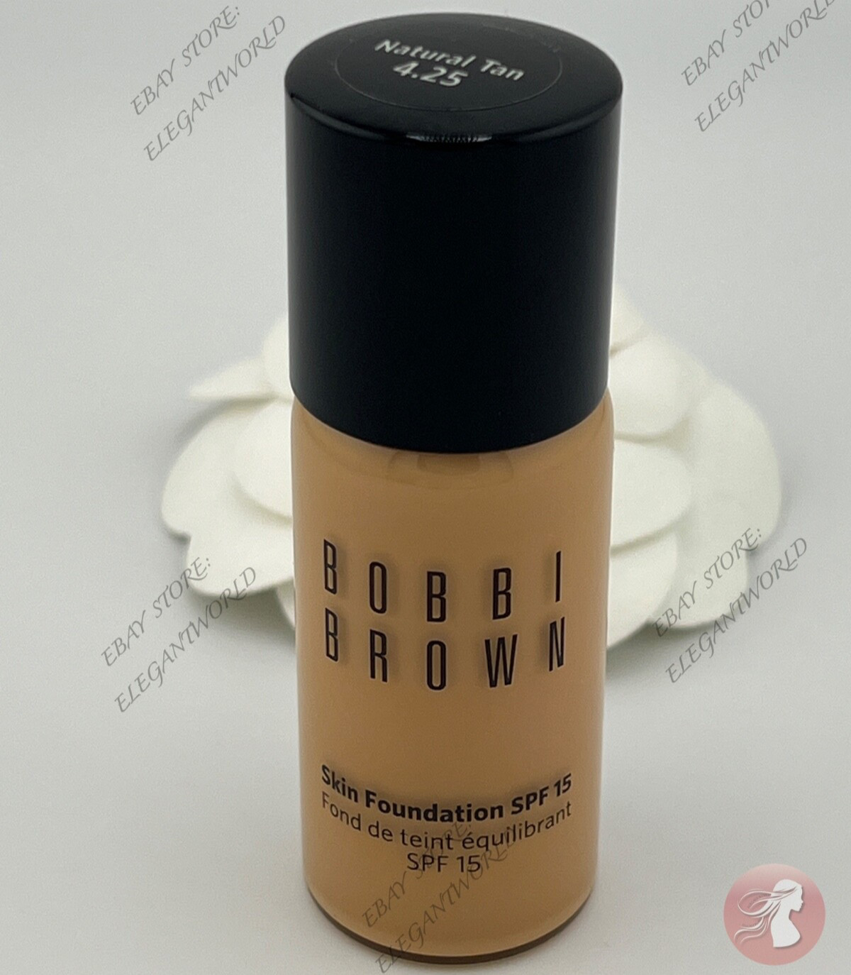 Bobbi Brown Skin Foundation SPF15 NATURAL TAN Travel Size 0.5oz/15ml New No Box