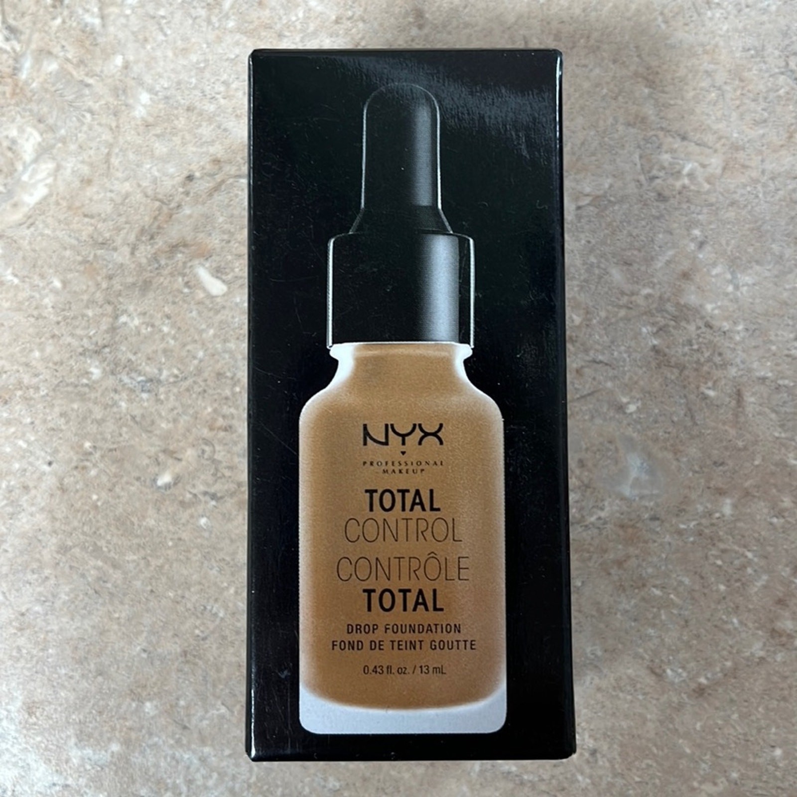 NYX Total Control Drop Foundation TCDF12.5 Camel 0.43 Fl Oz Professional