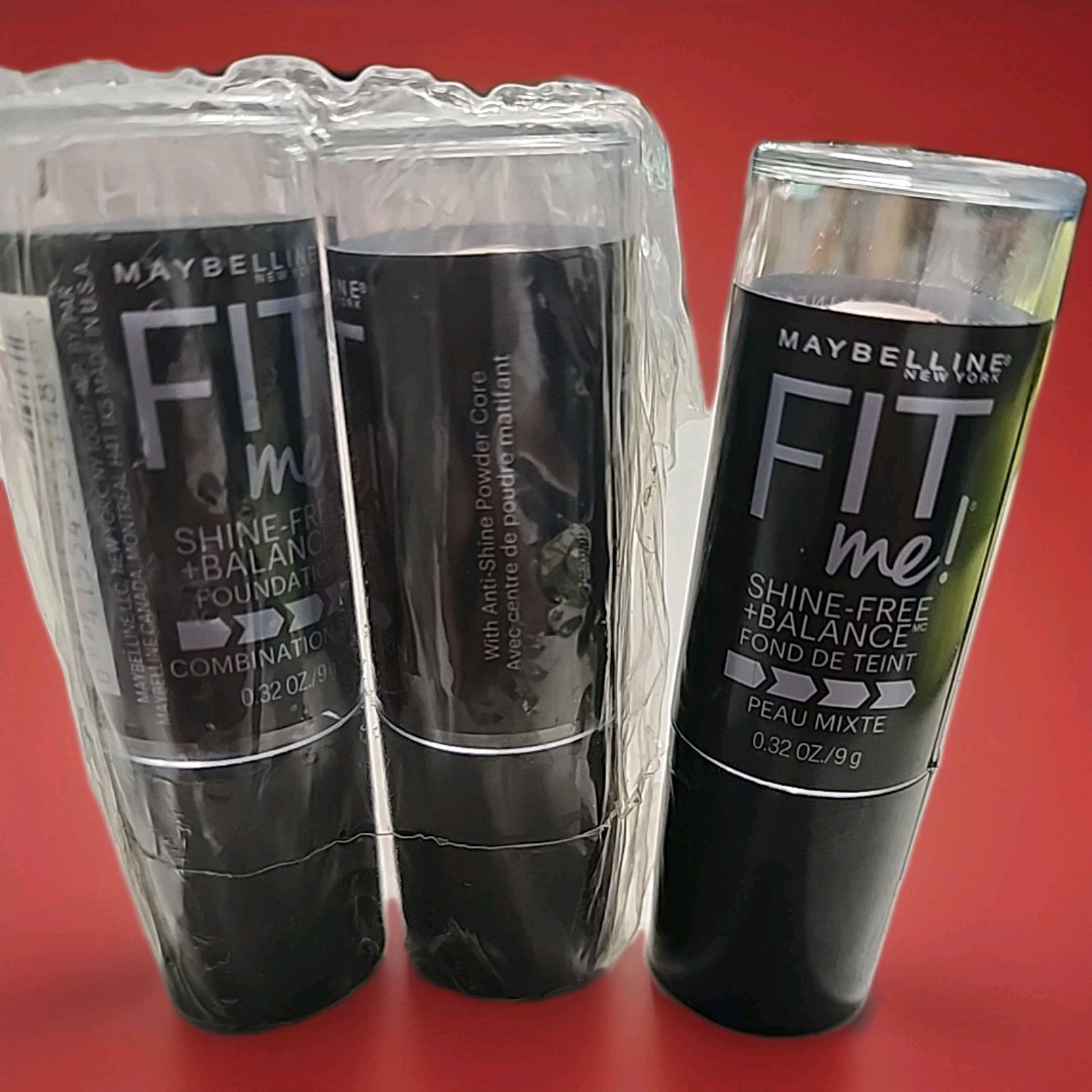 Maybelline New York Fit Me! Oil-Free Stick Foundation 220 Natural Beige X3 0.32