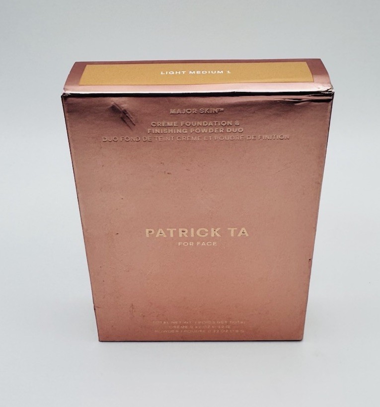 PATRICK TA Major Skin Creme Foundation and Finishing Powder Duo ~ LIGHT MEDIUM 1