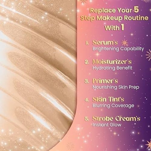 FACES CANADA Strobe CC Tint Mini 02 Sunset Glaze 18ml 5-in-1 Glow Cream
