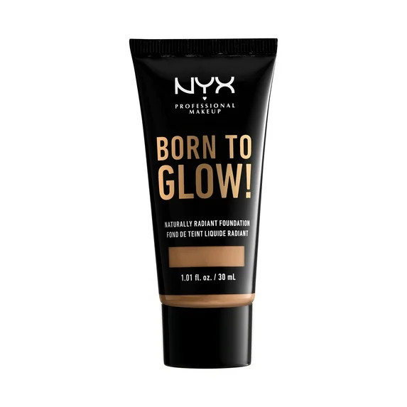 NYX PROFESSIONAL MAKEUP Born To Glow Naturally Radiant Foundation – Neutral Tan