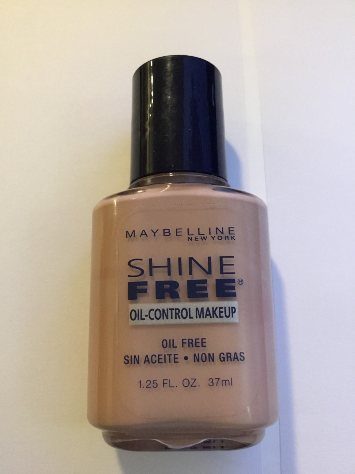 Maybelline Shine Free Oil-Control Makeup Foundation NATURAL BEIGE NEW.