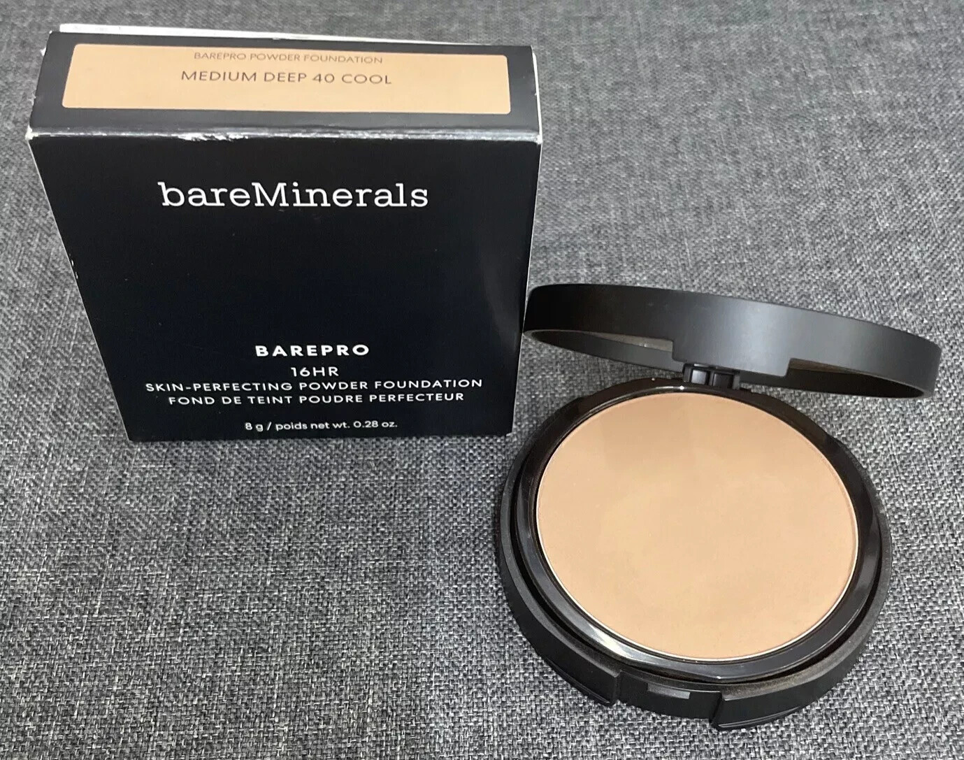 BareMinerals Barepro 16HR Skin Perfecting Foundation 40 Medium Deep Cool 0.28 Oz