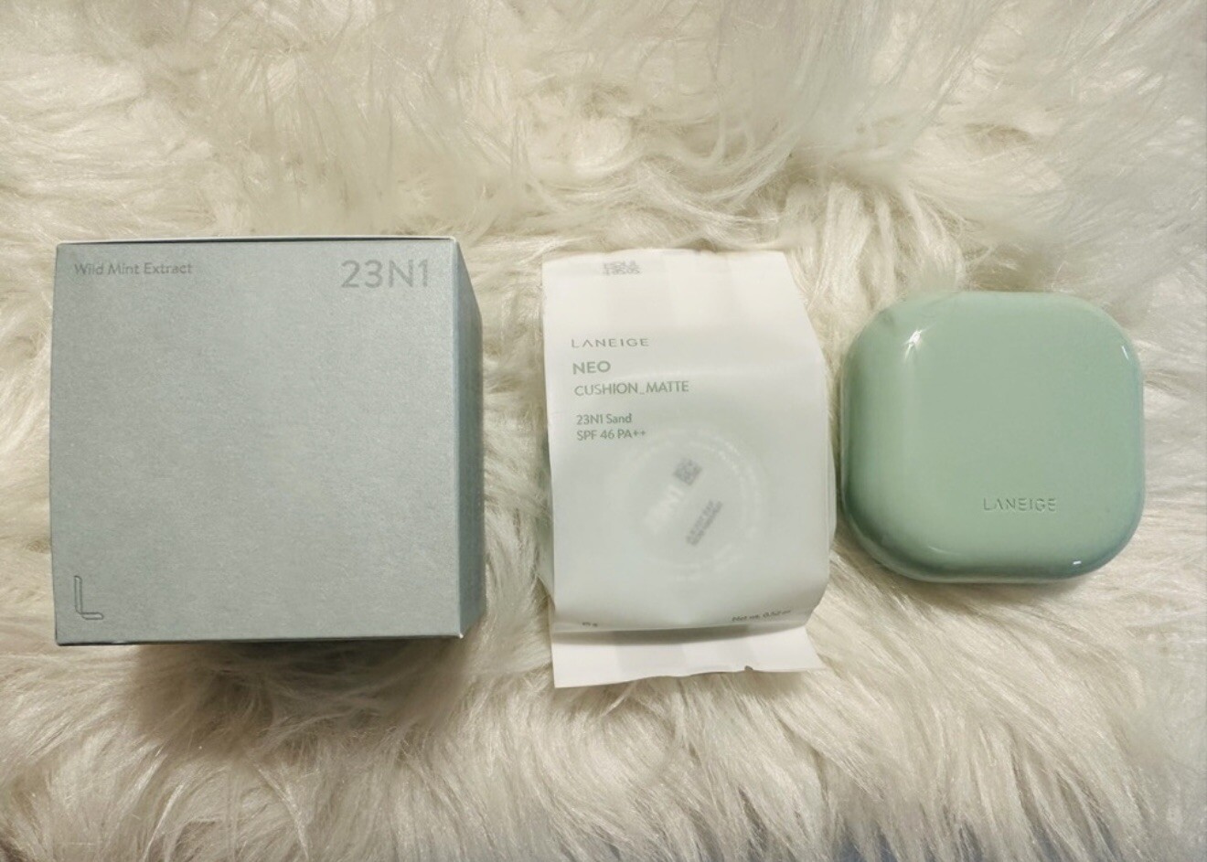 LANEIGE All New Neo Cushion Matte 15g+15g Refill SET SPF46 PA++Shade 23N1 SAND