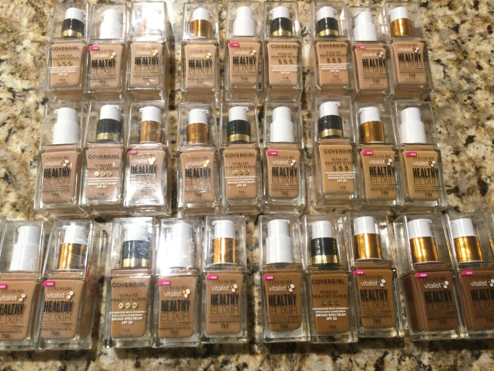 3X Covergirl Vitalist Healthy Elixir Foundation SPF 20 Choose Shade OUT OF DATE