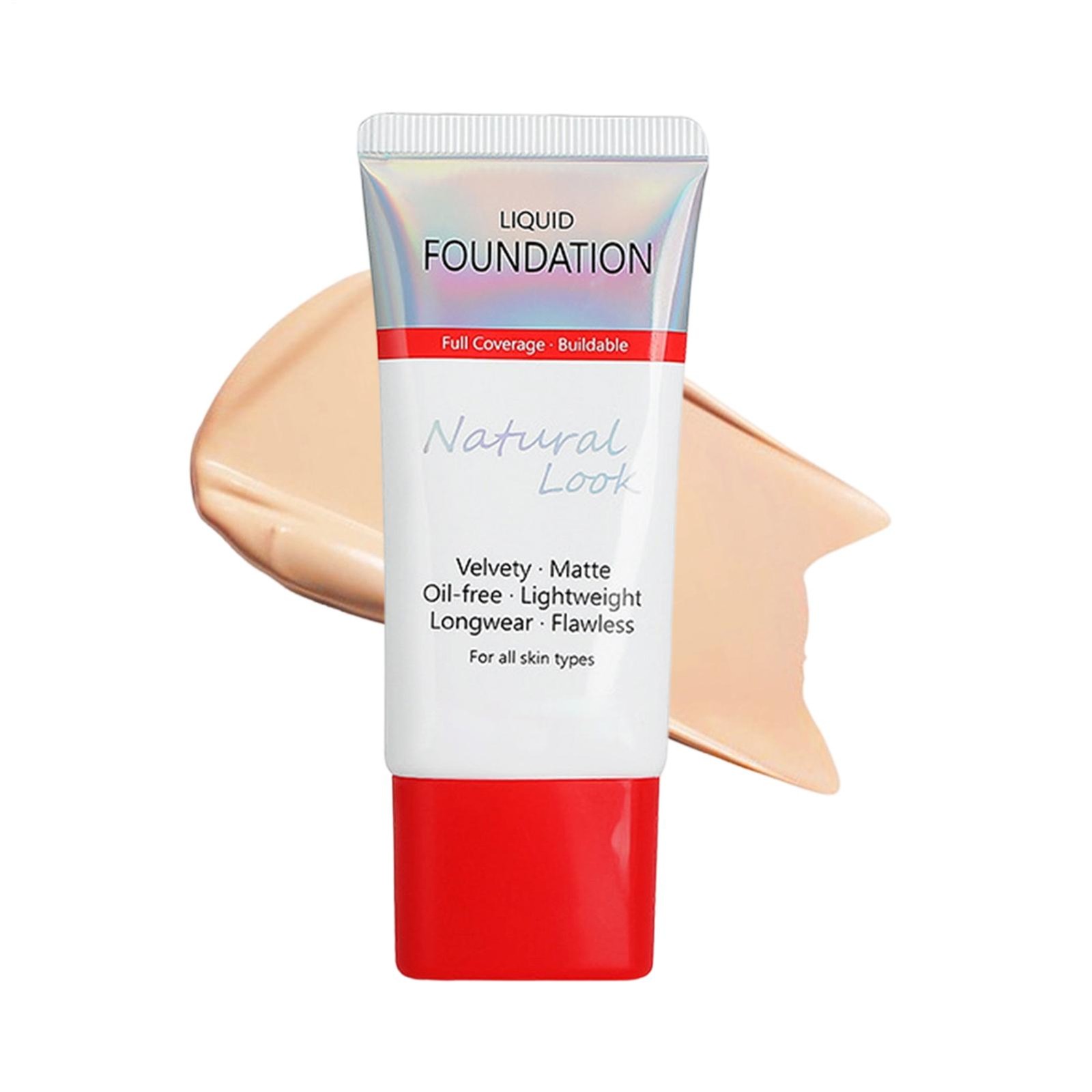 PHOERA Liquid Foundation Full Coverage Velvety Matte Flawless Lasting 30ml