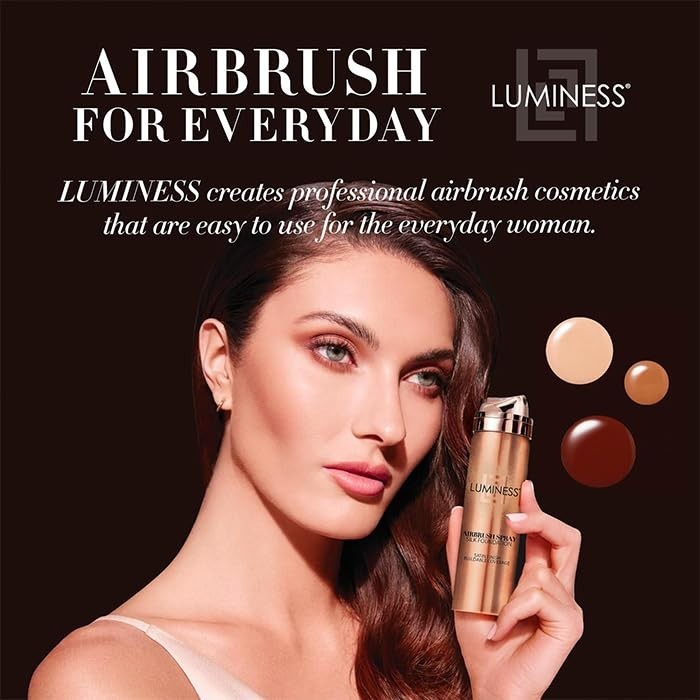 Airbrush Silk Foundation Kit – Deep Dark | Primer & Dual-Sided Brush Included