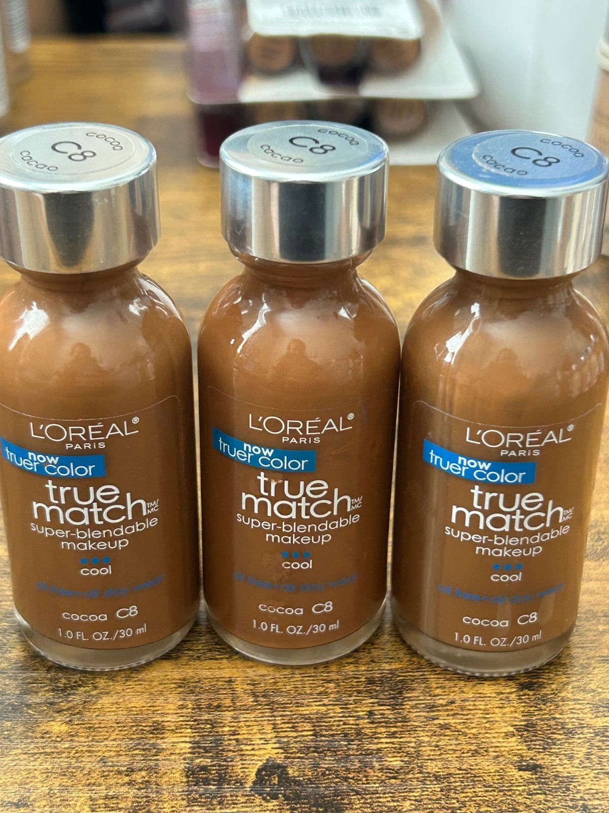 Loreal True Match Super Blendable Makeup Foundation C8 Cocoa Cool 3 Pack