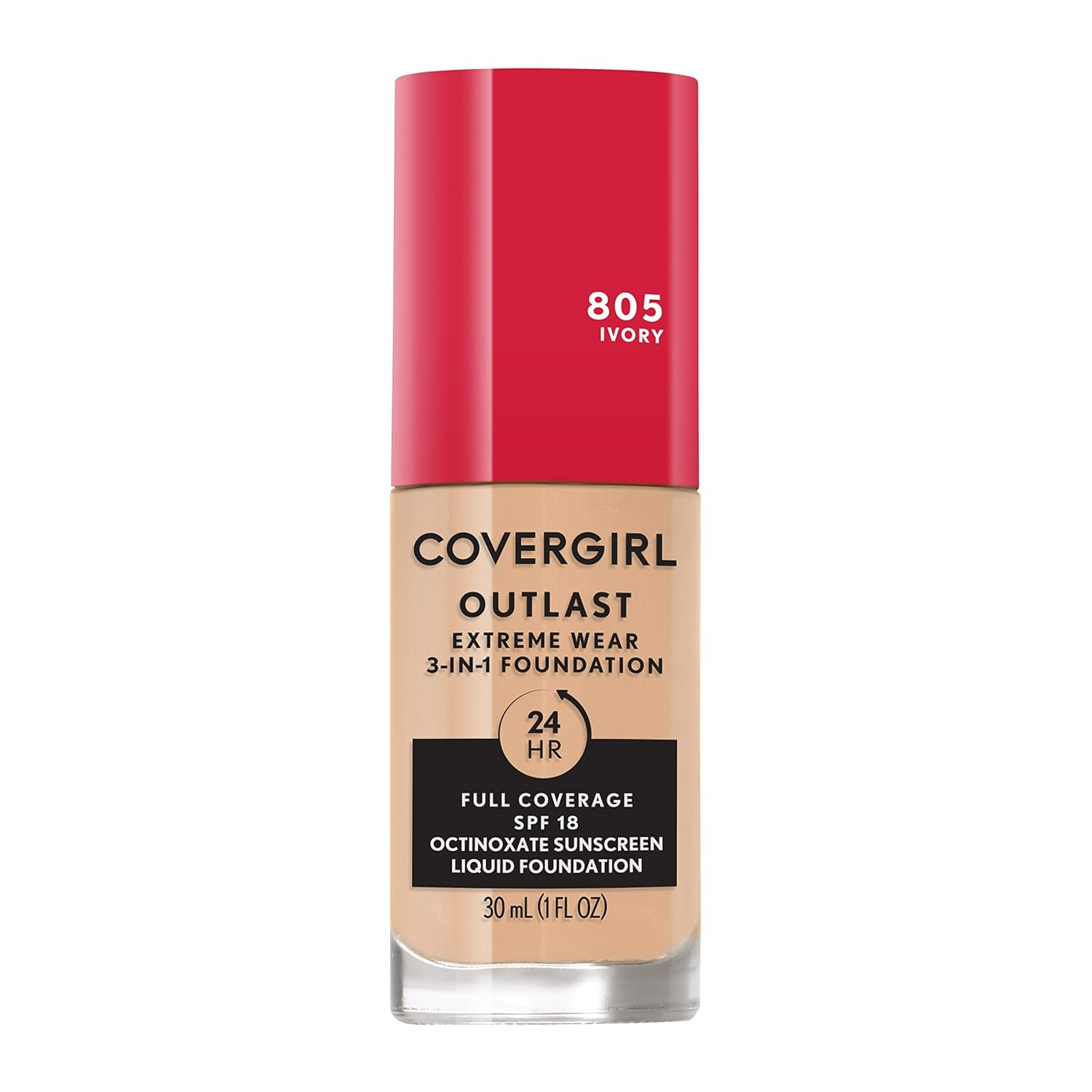 CoverGirl Outlast Extreme Wear 3-in-1 Foundation #805 Ivory