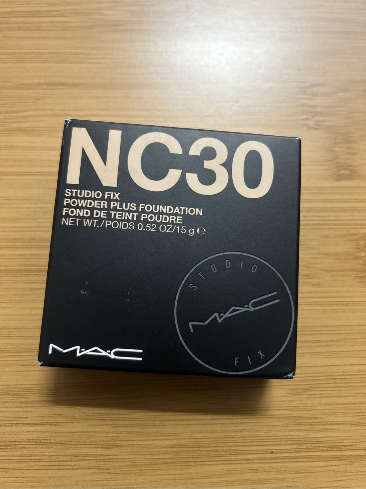 MAC Studio Fix Powder Plus Foundation NC30 original / Old formula .52oz 15 g New