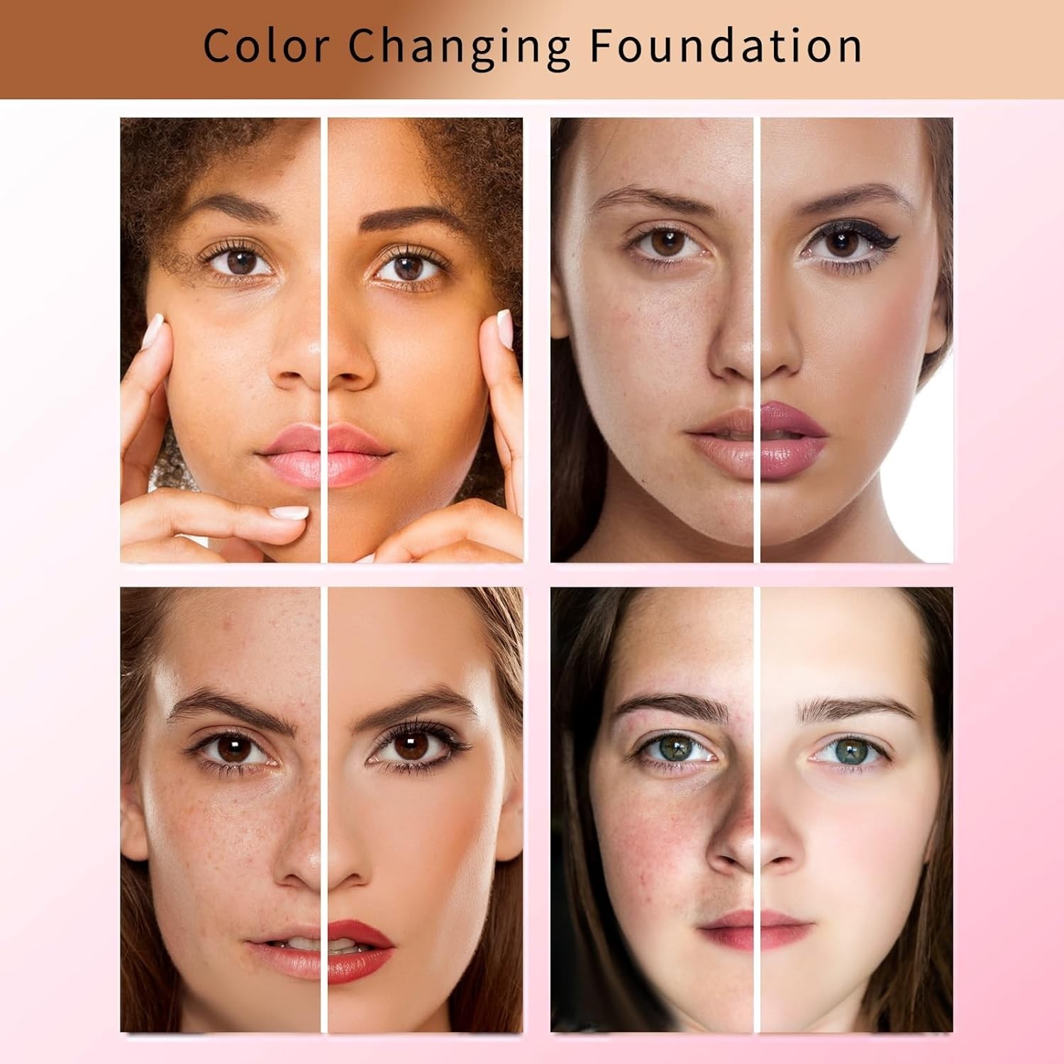 Ultra Lightweight Color Changing Foundation 1oz – Perfect Coverage for All Tones