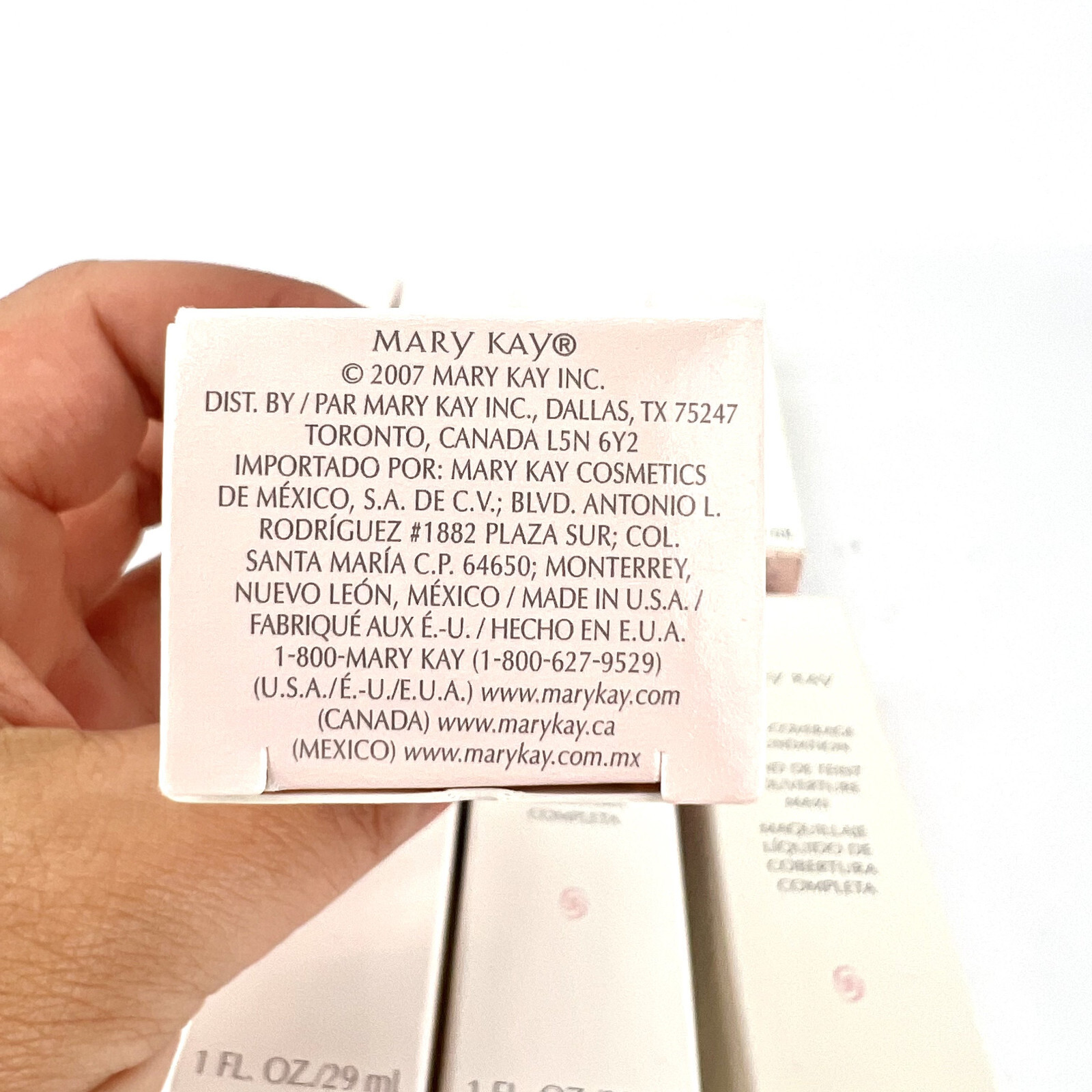 Mary Kay Full Coverage Foundation 1oz – PICK YOUR COLOR – Pink Top White Tube