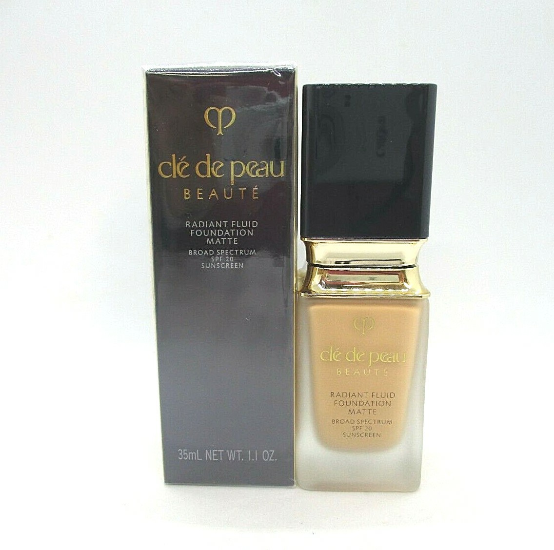 Cle De Peau Beaute Radiant Fluid Foundation Matte SPF 20 B90 Very Deep Beige