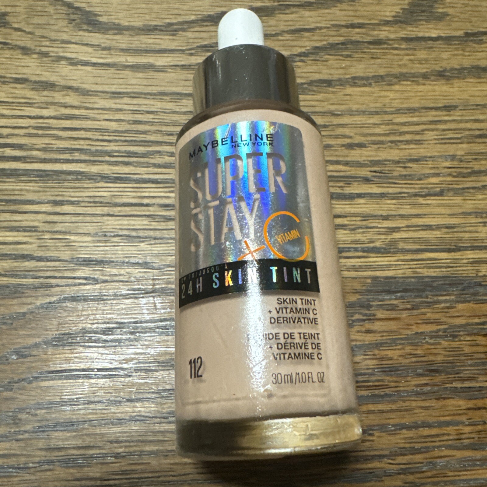 Maybelline Super Stay 24HR Skin Tint Foundation Vitamin C #112.