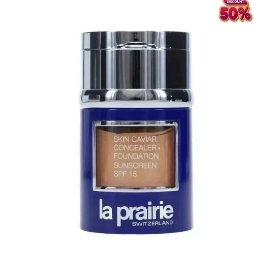 NEW La Prairie Skin Caviar Concealer NW-10 Foundation SPF 15 Tender Ivory 0.33oz