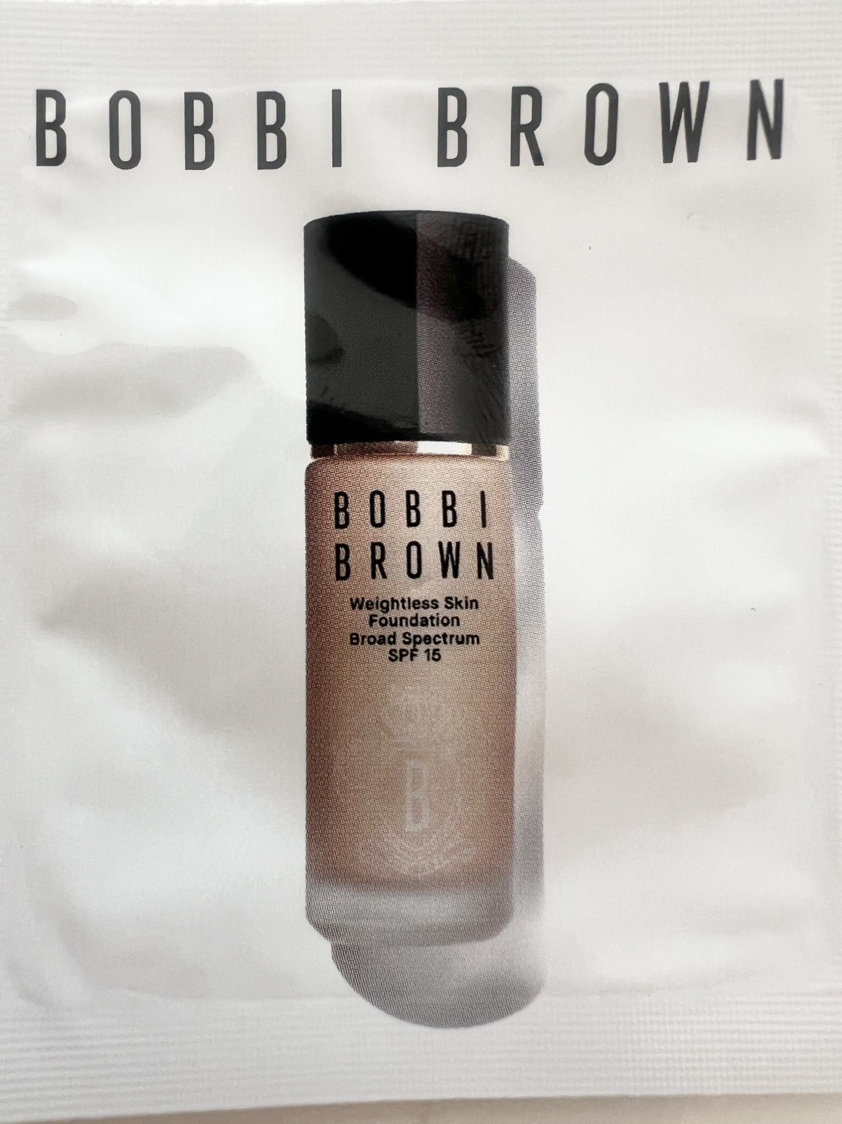 BOBBI BROWN Weightless Skin Foundation SPF 15 Porcelain N-012 0.05oz/1.5ml
