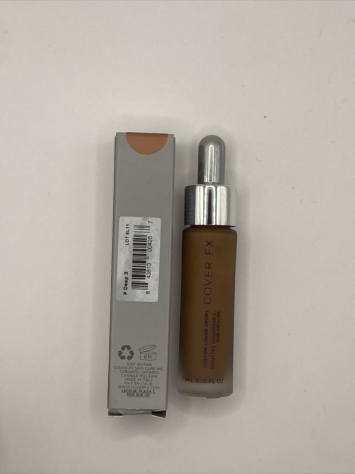 Cover FX Custom Cover Drops ~ P Deep 3~ 7.5 ml / 0.25 oz ~ BNIB