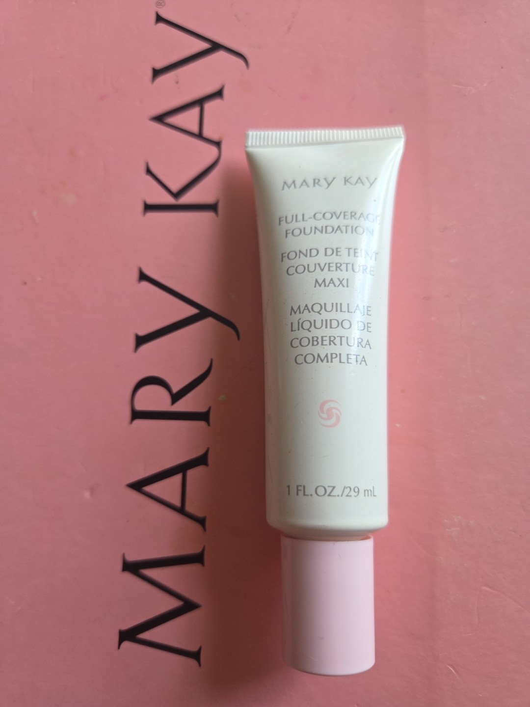 Mary Kay Full Coverage Foundation 1 Fl Oz Ivory 104 365000 Pink Cap NEW