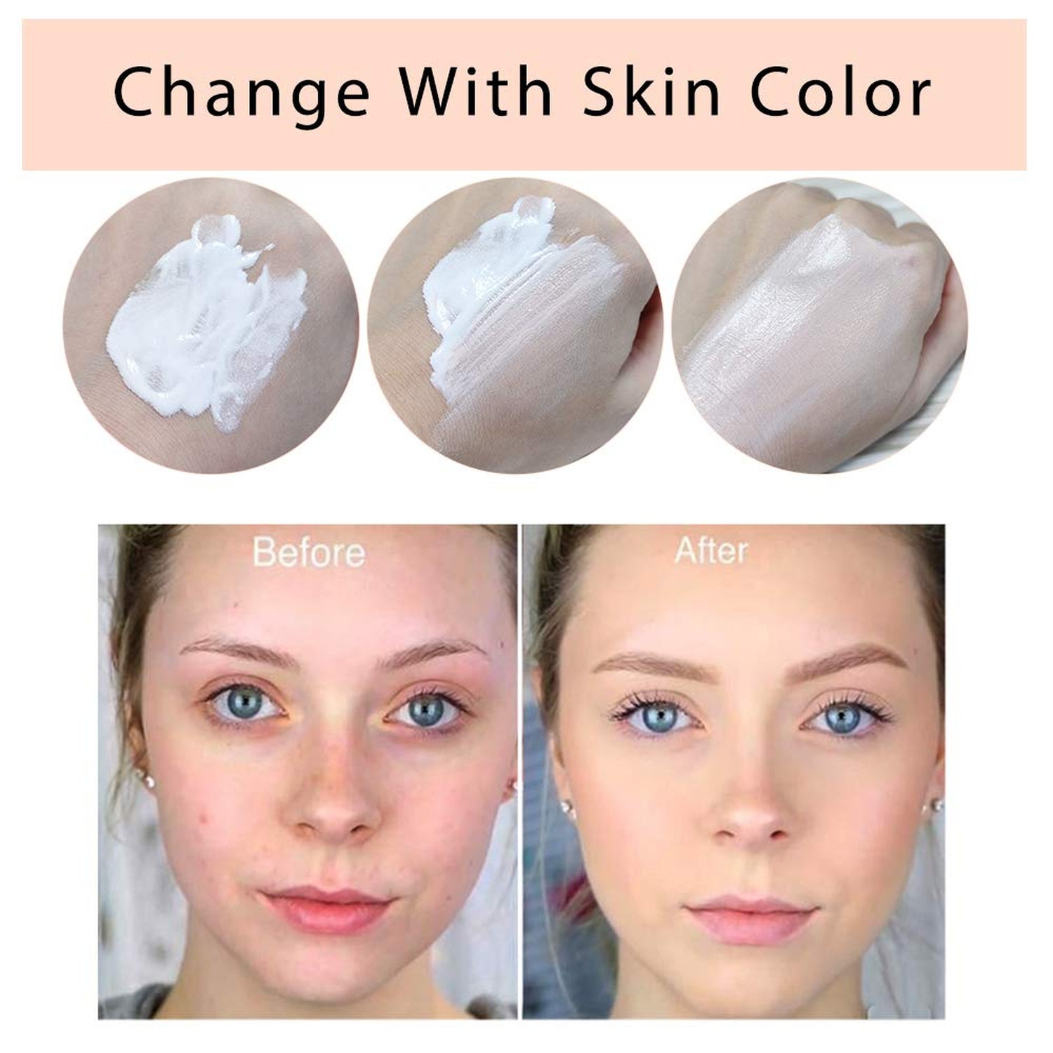 Color Changing Foundation Liquid Makeup Covers Freckles 2 Pack NEW