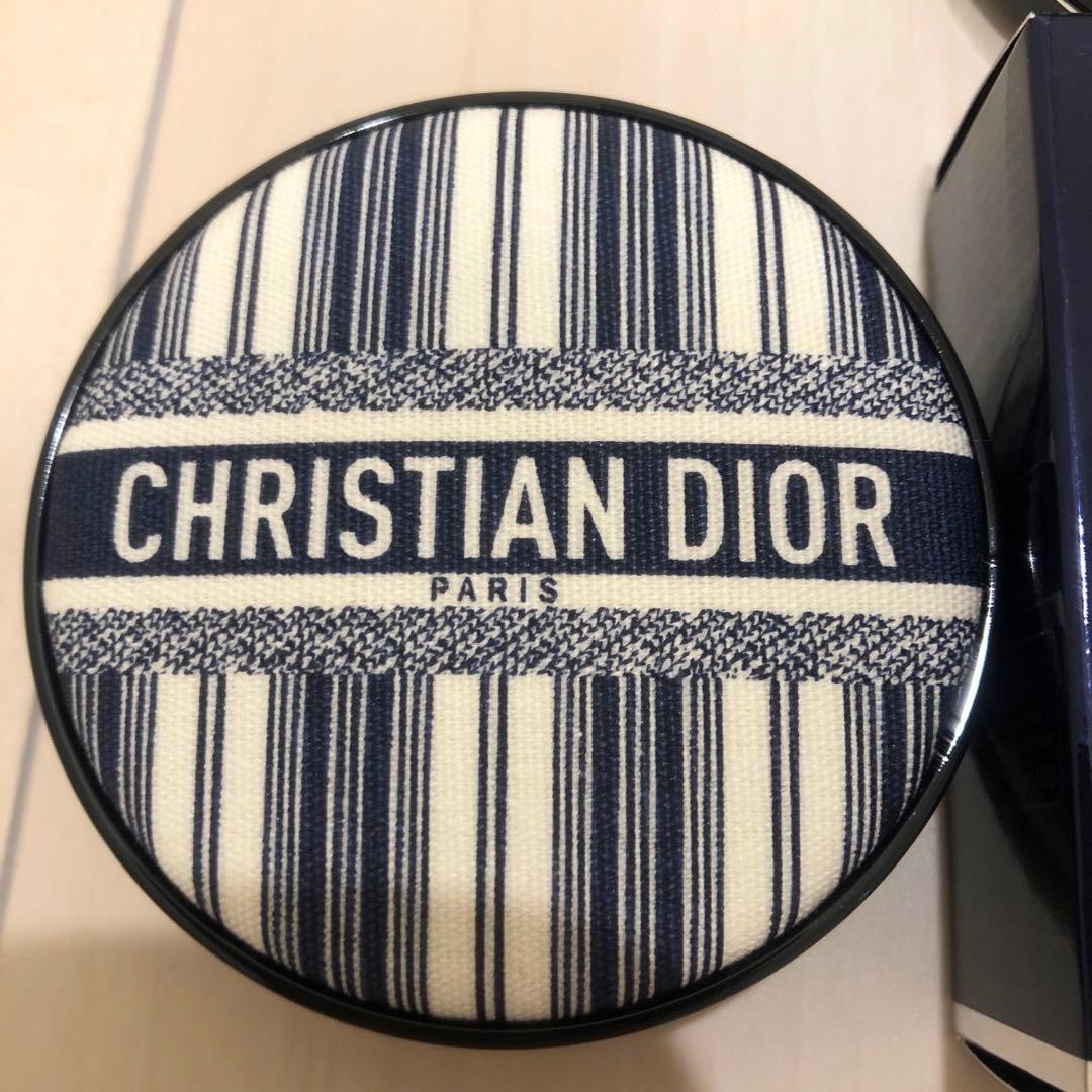 Christian Dior Cushion Foundation Case Set 3 Pieces Logo Compact